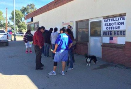 In 2010, voters had 22 days to cast an early ballot at the Shannon County satellite election office