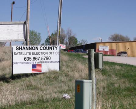 The Shannon County satellite election office, opened in October, 2010