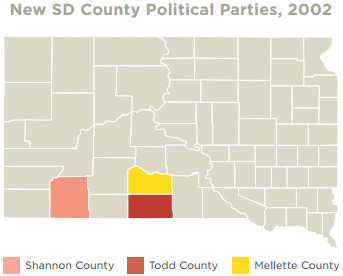 SD county political parties